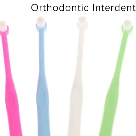 

Orthodontic Interdental Brush Single-Beam Soft Teeth Cleaning Toothbrush Oral Care Tool Small Head Soft Hair Implant Adult