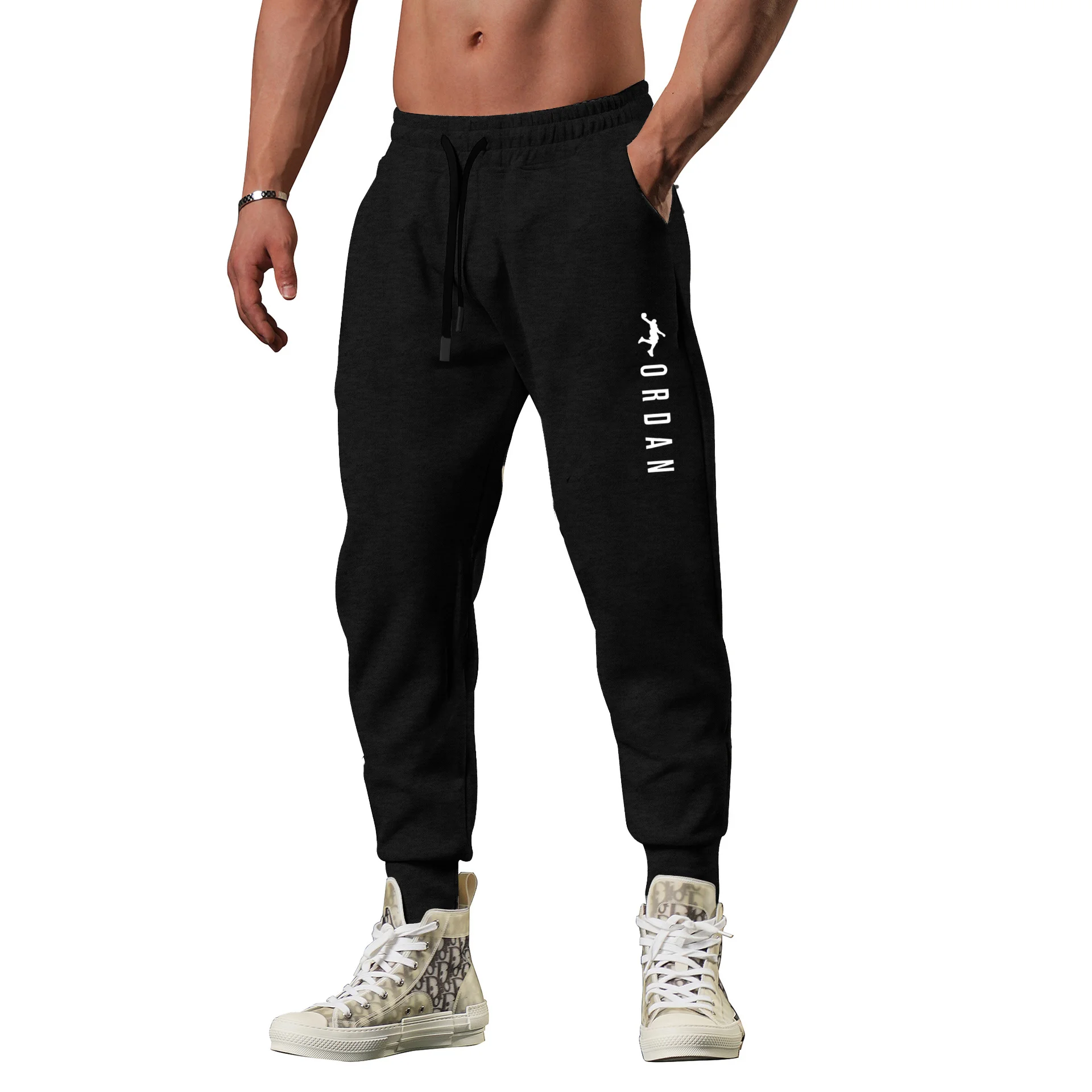 

2024 New Men's Casual Sports Pants Sweatpants Gym Running Training Jogging Mountaineering Pants Hot Sale 1000+