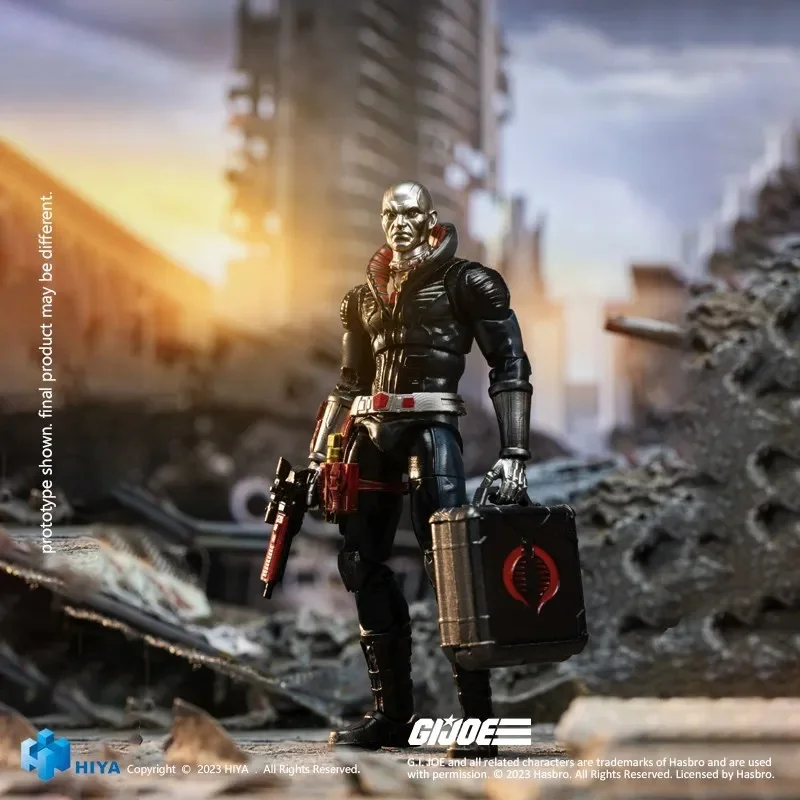 In Stock Original Hasbro Exquisite Mini Series G.I.Joe Destro Anime Figure Action Figure HIYA Model Toy for Boys Children Gift