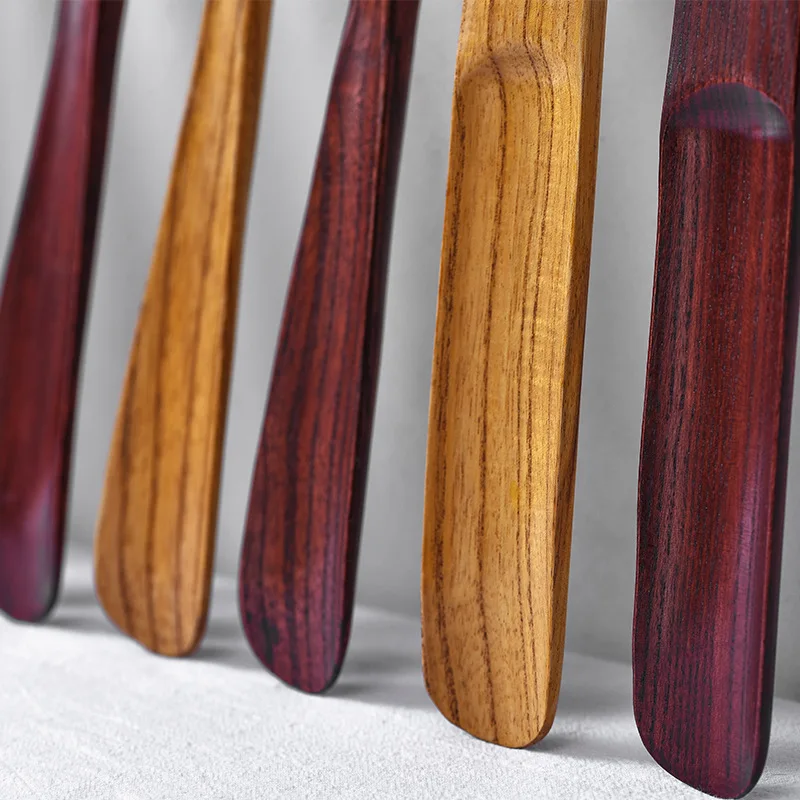 Short Handled Wooden Shoehorns 16/40CM Solid Wood Travel Portable Mini Shoe Spoon Wood Shoe Horns 1 PCS Shoes Accessories