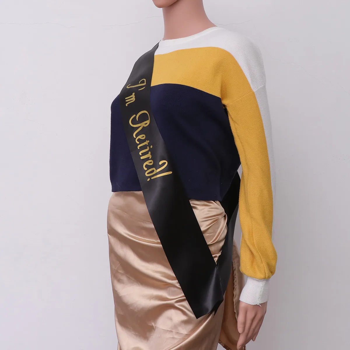 

6Pcs Sash Superior Quality Fabric for Supplies Gift Sash for Retire Celebration Novelty Gift