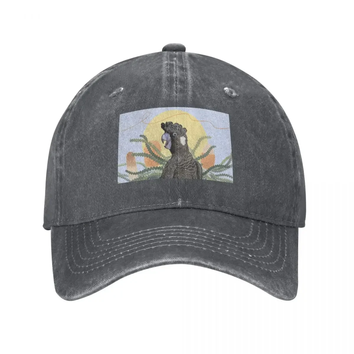 Carnaby's Cockatoo on Bankia Baseball Cap funny hat Cosplay Men Luxury Brand Women's