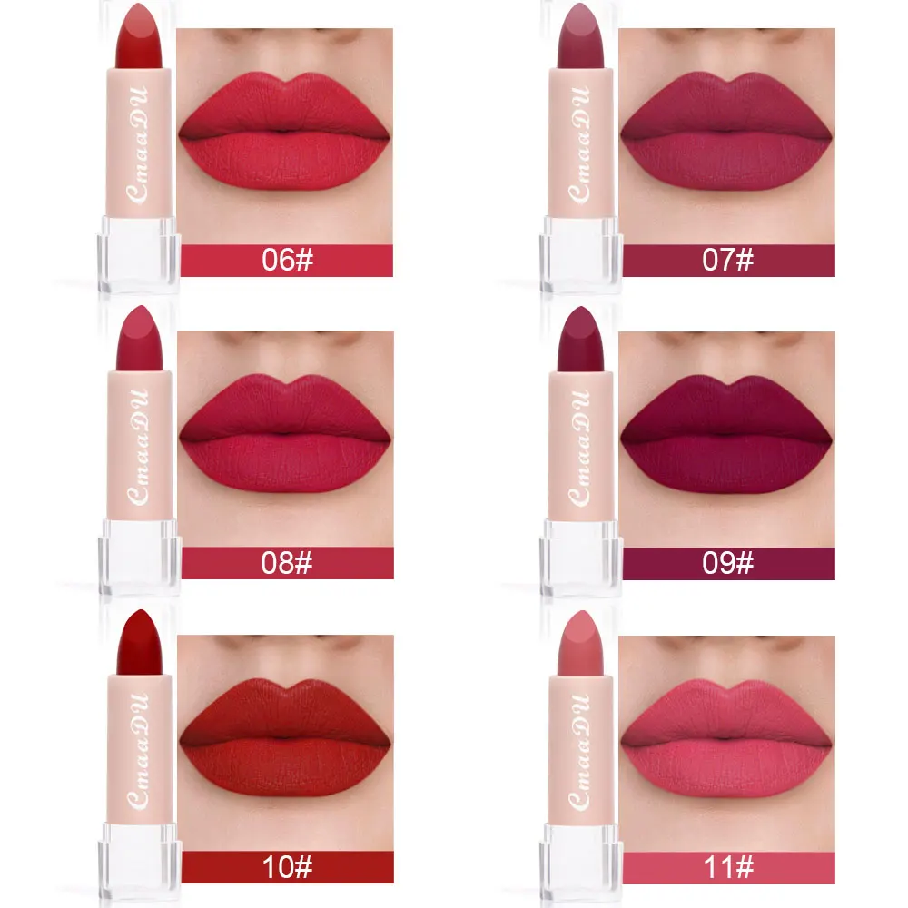 15 Farben Samt-Matt-Lippenstift, langanhaltend, nicht abfärbend, wasserfest, feuchtigkeitsspendend, Lipgloss, modische klassische Farbtöne, tägliches Make-up – Detail 7