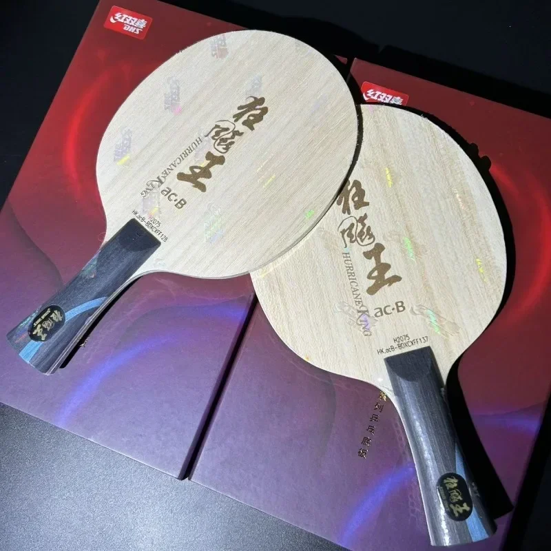 Originele DHS Hurricane King ACB Tafeltennis Blade 5 + 2 Blauw AC Innerforce Professionele Ping Pong Blade Carbon met originele doos