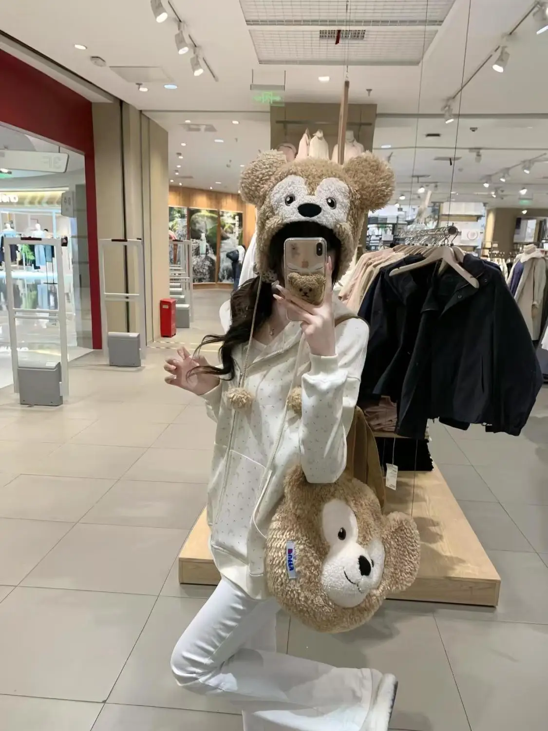 Sweet  Knot Autumn Sle Open Cardigan Faion Floral Zipper New Commute Loose Hoodie Top Outerwear Women's Sweatirt