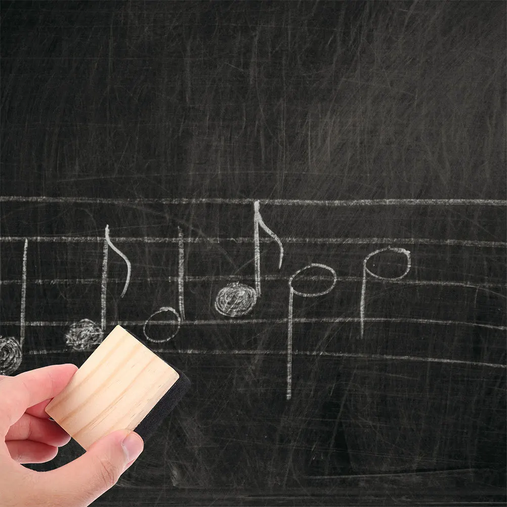 Borrador de pizarra de 8 Uds., Material de fieltro de madera, eliminador de tiza eficiente para aulas, oficinas, hogares, suministro de herramientas de borrado compacto