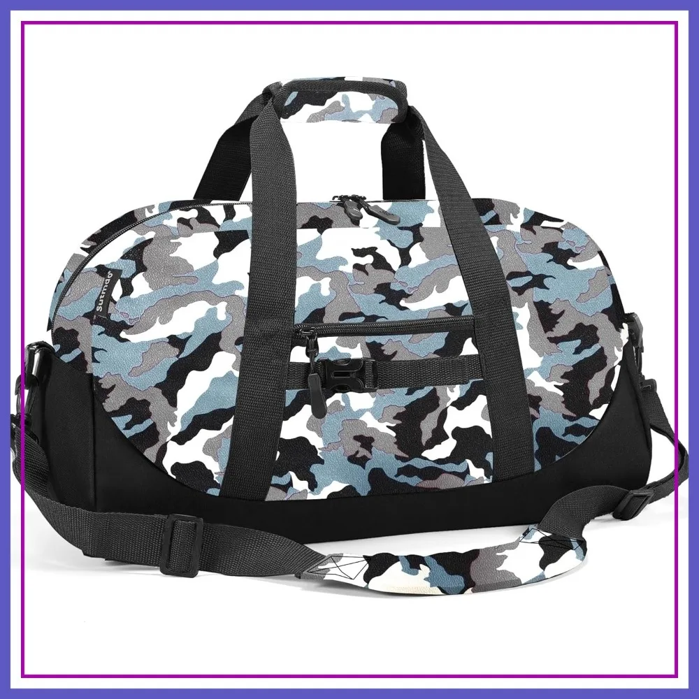 

Carry-On Duffel Bag for Travel, Gym & Sports, Ideal for School Practice & Overnight Trips, Unisex Weekender Tote (11sanhui)