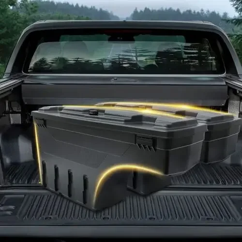 

Fit for Ford Super Duty 2017-2021 Lockable Storage Box Case Truck Bed Toolbox