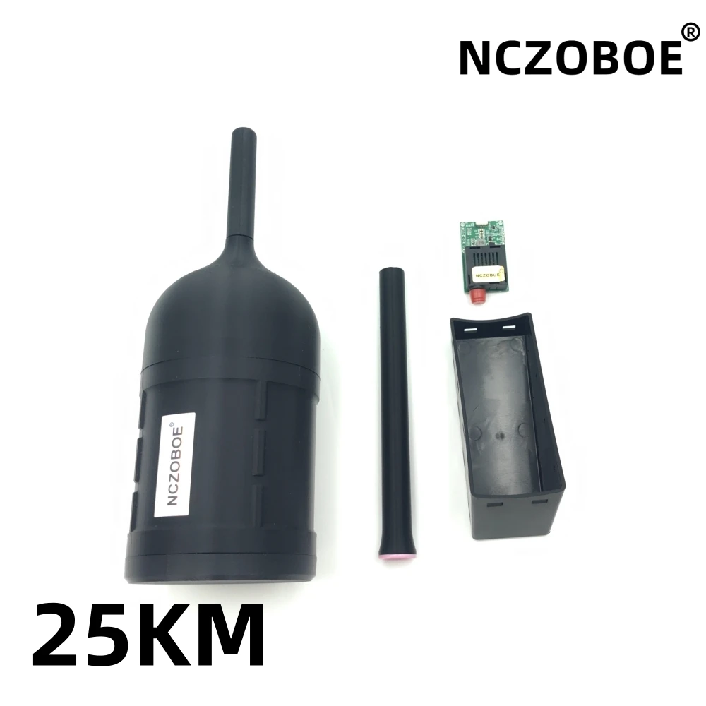 Nczoboefiber kit de transmissão óptica 10km fpv drones módulo de dados de vídeo extensor de relé ligação óptica céu transmissão de sinal com fio