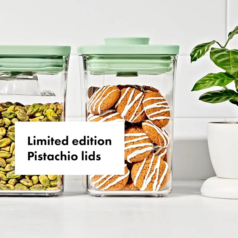 Good Grips 3-Piece POP Container Set with Mini Scoops - Limited Edition Pistachio