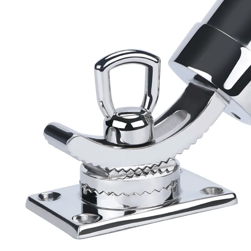 

316 stainless steel fishing rod holder 360 degree steering fishing bracket, marine hardware accessories