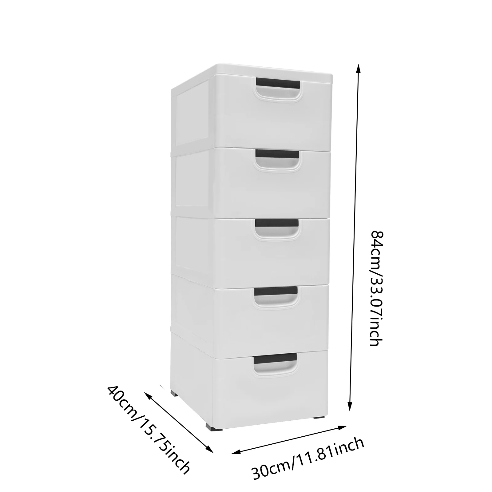 Imagem -06 - Armário de Armazenamento de Plástico com Gavetas Armário de Peito Pequeno Alto Torre Empilhável Vertical Armazenamento de Roupas 30x40x84 cm