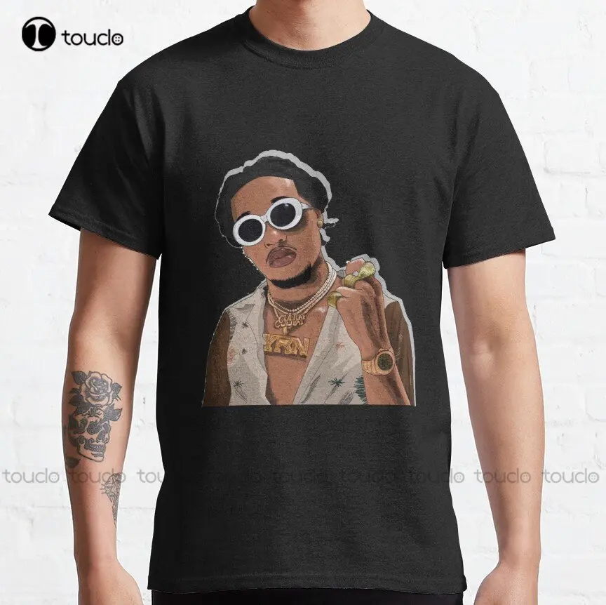 Rip Migos Takeoff Classic T-Shirt Mens Tshirts Custom Gift Digital Printing Tee Shirts Creative Funny Tee Streetwear Xs-5Xl New