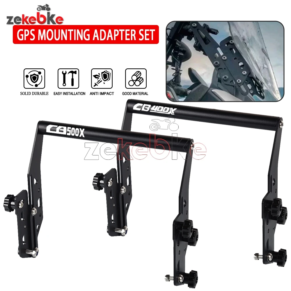 

FOR Honda CB400X CB500X 2016-2017-2018-2019-2020-2021-2022-2023-2024 Motorcycle GPS Navigation Mounting Bracket Plate Holder