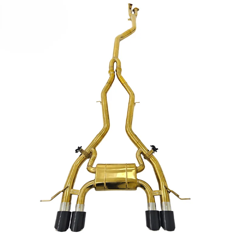 

For M3 G80/G81 & M4 G82/G83 S58 3.0T Gold Stainless Steel Exhaust System with Downpipe and Exhaust Pipes