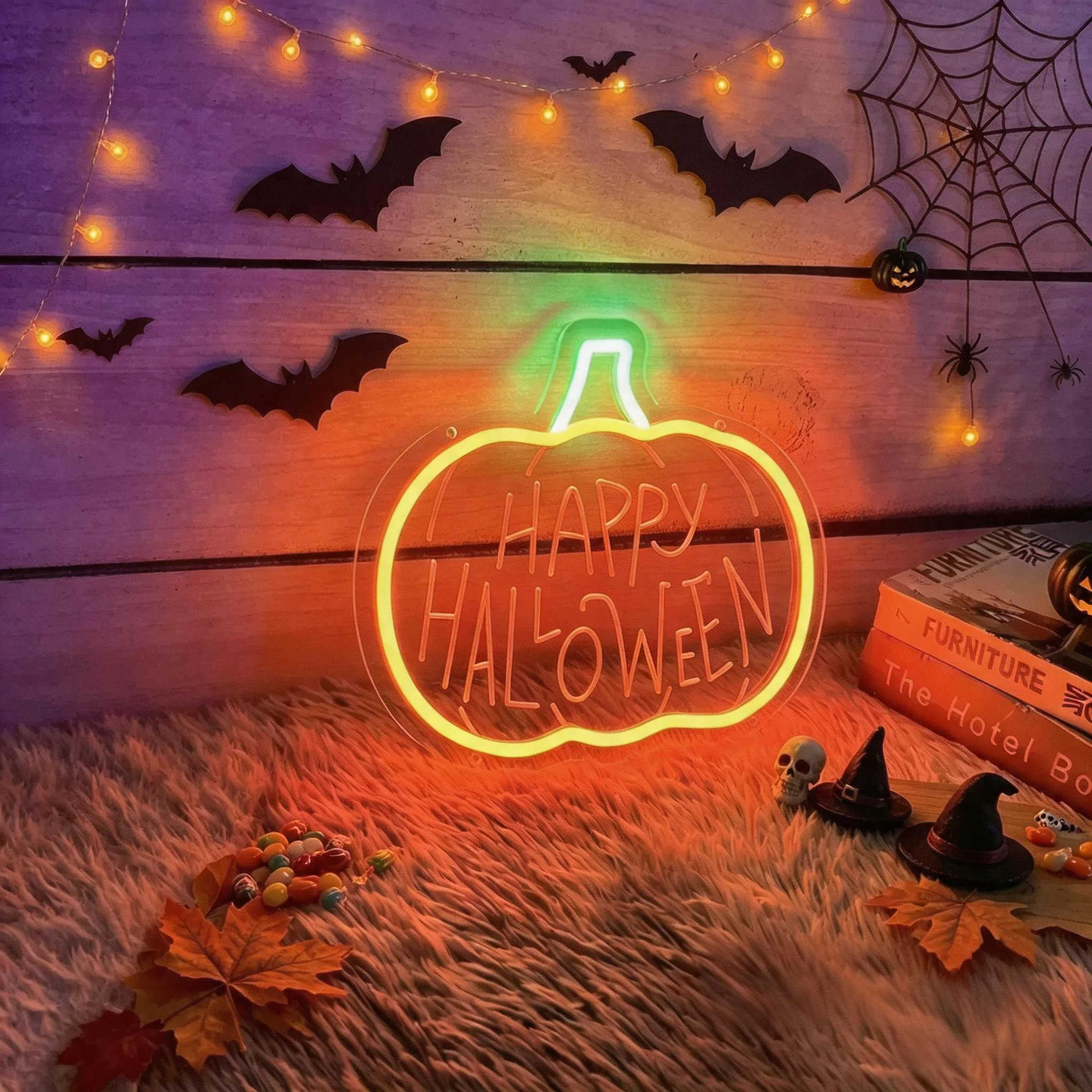 Lampu Neon Halloween Kustom Be - Home Gym Neon Sign ulasan dan harga