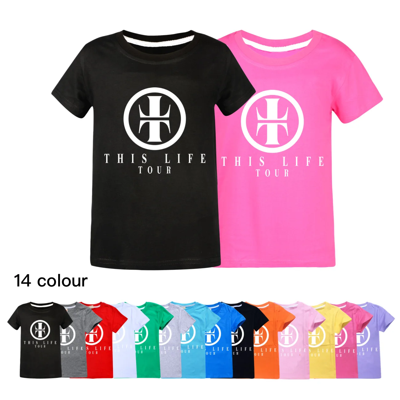 Kids Summer New Boys Take That This Life on Tour T-shirts Cartoon Short-sleeved T-shirt Girls Cotton Children Casual Tops3421