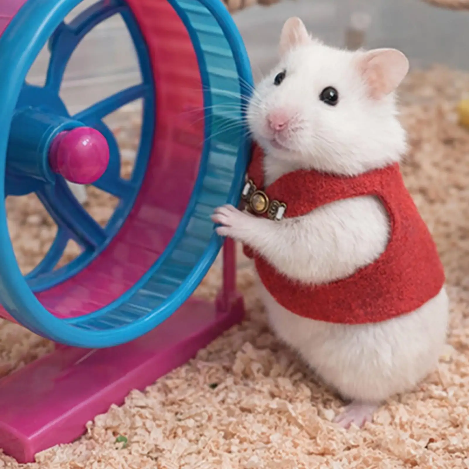 Hamster Retro Vest Hamster Warm Clothing Vests Cold-Weather Apparel Hamster Vest Animal Wear Tank Top for Cage Photography