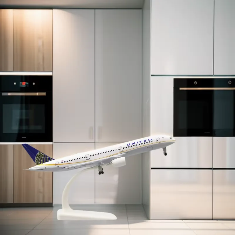 

Литая под давлением модель самолета 20 см United Airlines B787, модель самолета, дисплей из сплава металла с подставкой, подарки, офисные аксессуары