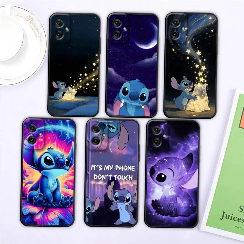 

Noctilucent Stitch Popular Art For Motorola G85 Edge 50 G24 G35 G14 G04 40 G72 G34 G31 G Stylus G54 G13 G32 5G Black Phone Case