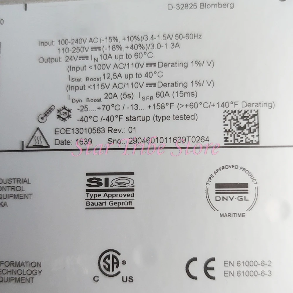 Alimentation à découpage 48VDC/5A 2904610 QUINT4-PS/1AC/48DC/5 QUINT POWER