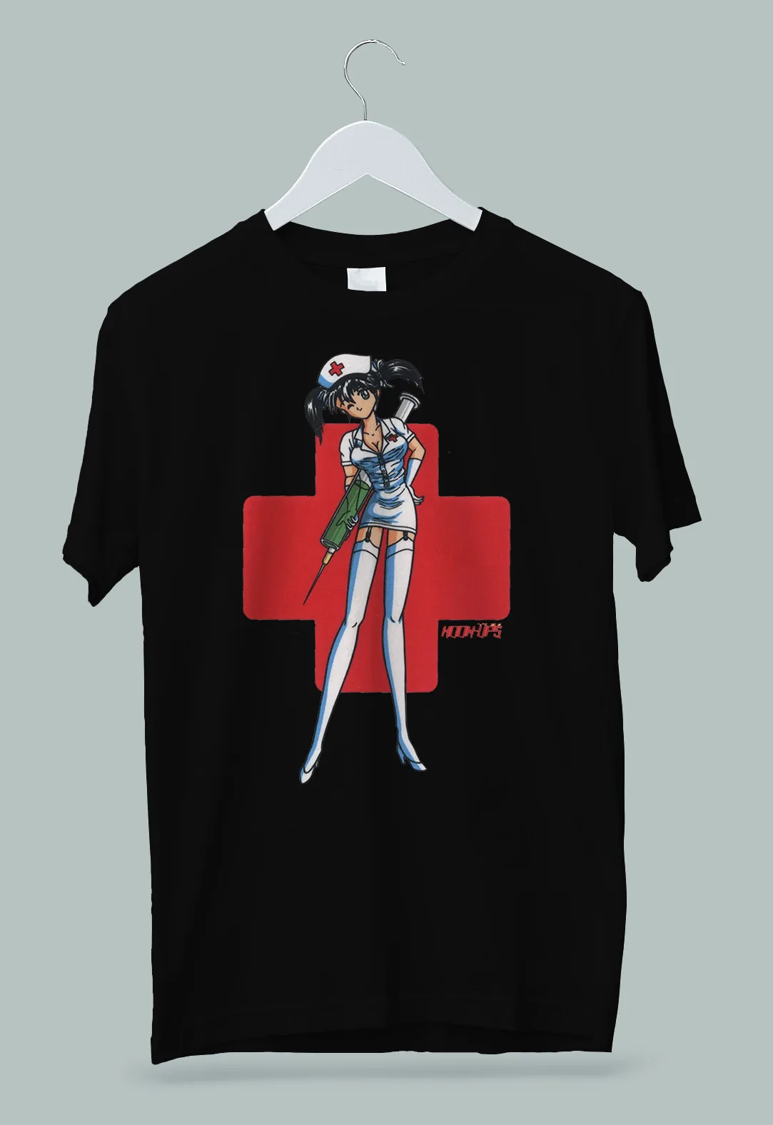 

Hook-Ups Skateboard Nurse Cross T-Shirt S-2XL