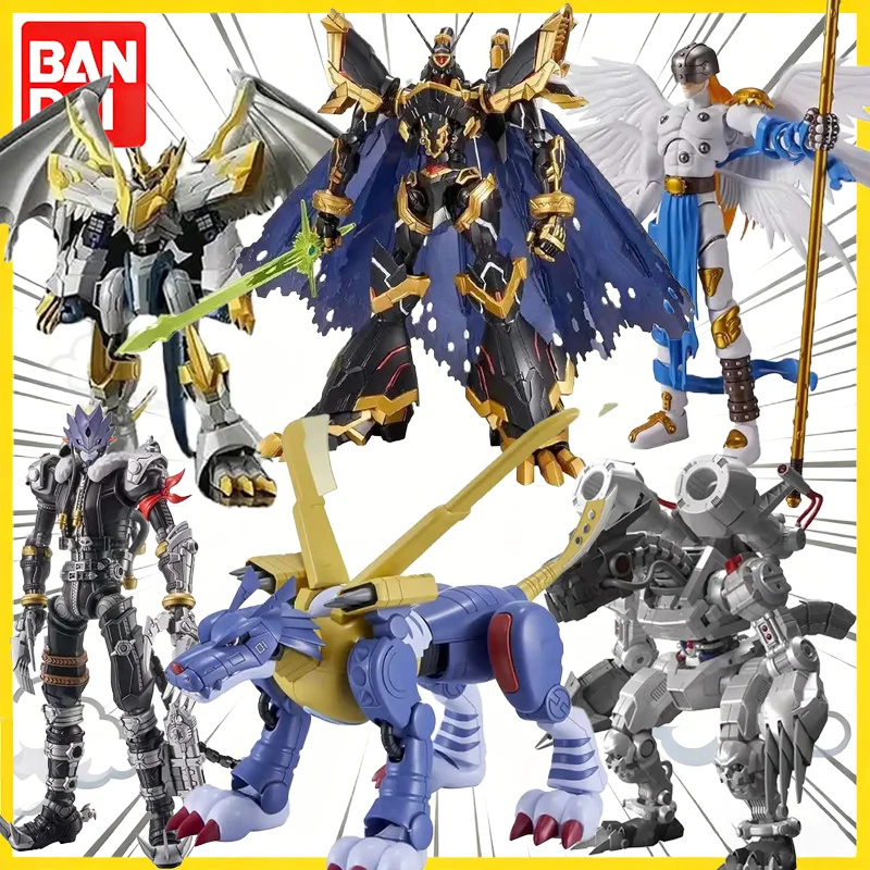 

Оригинальная фигурка BANDAI, стандартная аниме Digimon Omegamon Garurumon Angemon Alphamon War Greymon, фигурка, экшн-модель