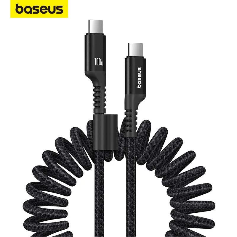 Baseus Cable For iPhone Xiaomi USB-C Fast Charging Data Cable Car Mounted Cable Mobile Phone USBC Type-C Cable Redmi