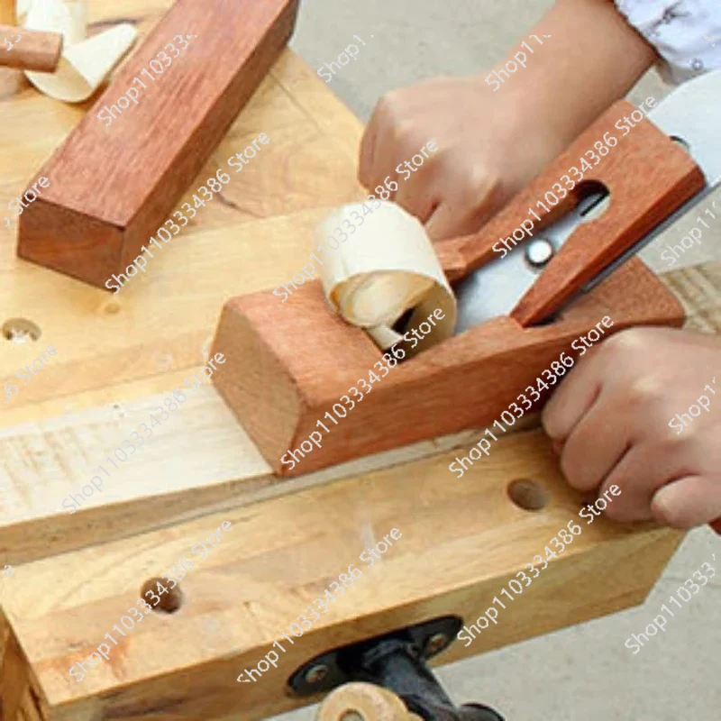 Woodworking Manual Planer Mini Hand Push Carpenter Tool Small Hand Planer for Household DIY Wooden Craft Woodworking Accessories