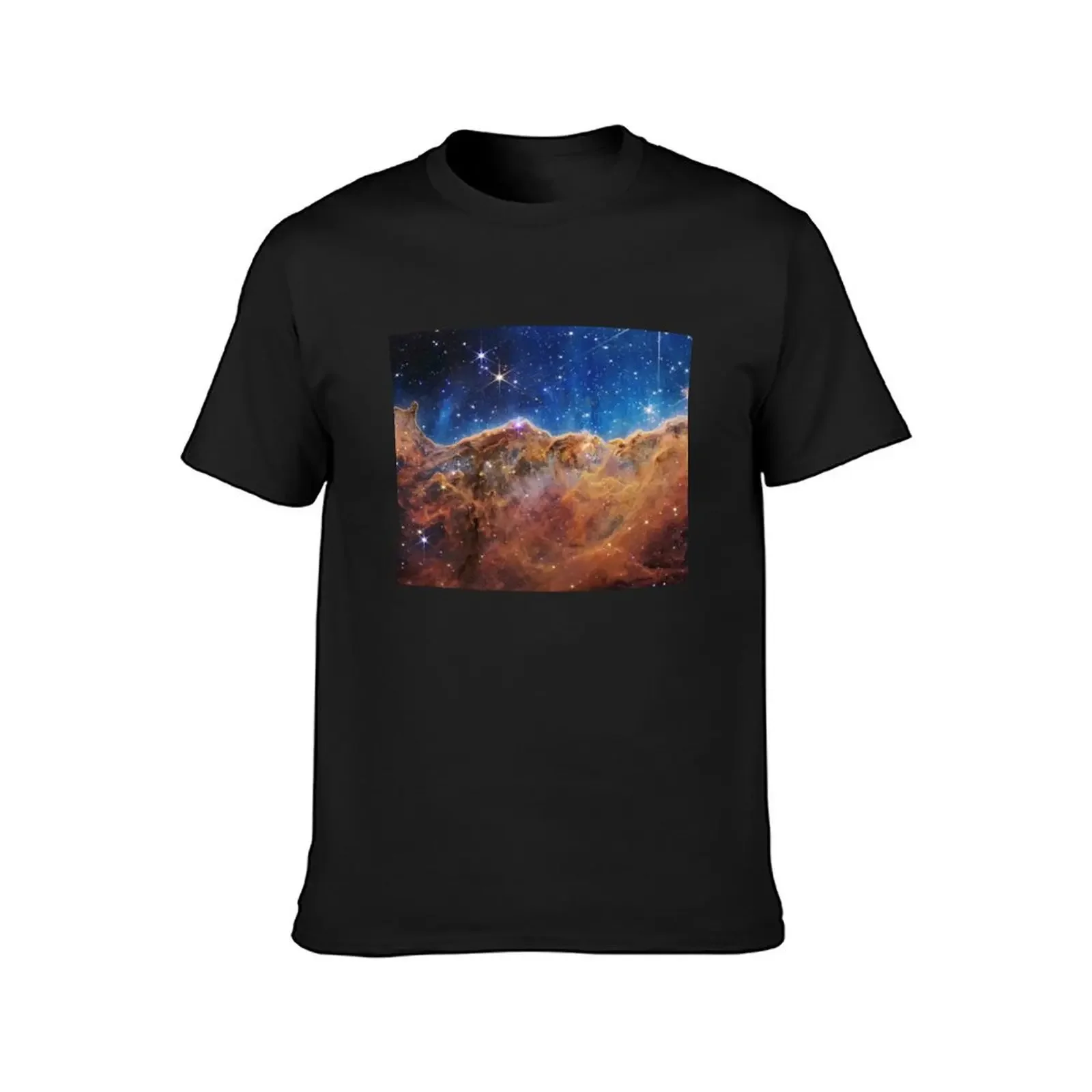 Cosmic Cliffs | Carina Nebula | NGC 3324 (James Webb Space Telescope/JWST) T-Shirt plain outfits for men