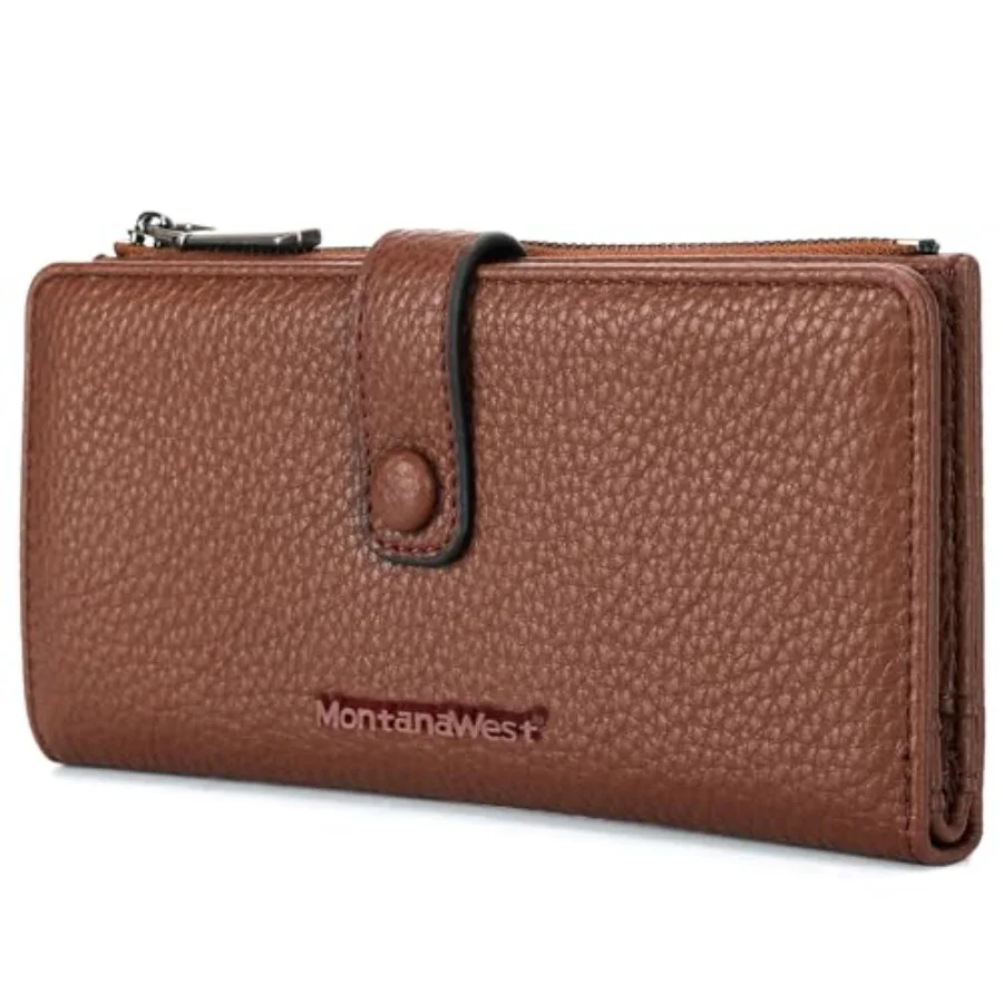 

Women's Wallet Bifold RFID Blocking Wallets Large Capacity Card Holder Wallets with Zipper Coin Pocket