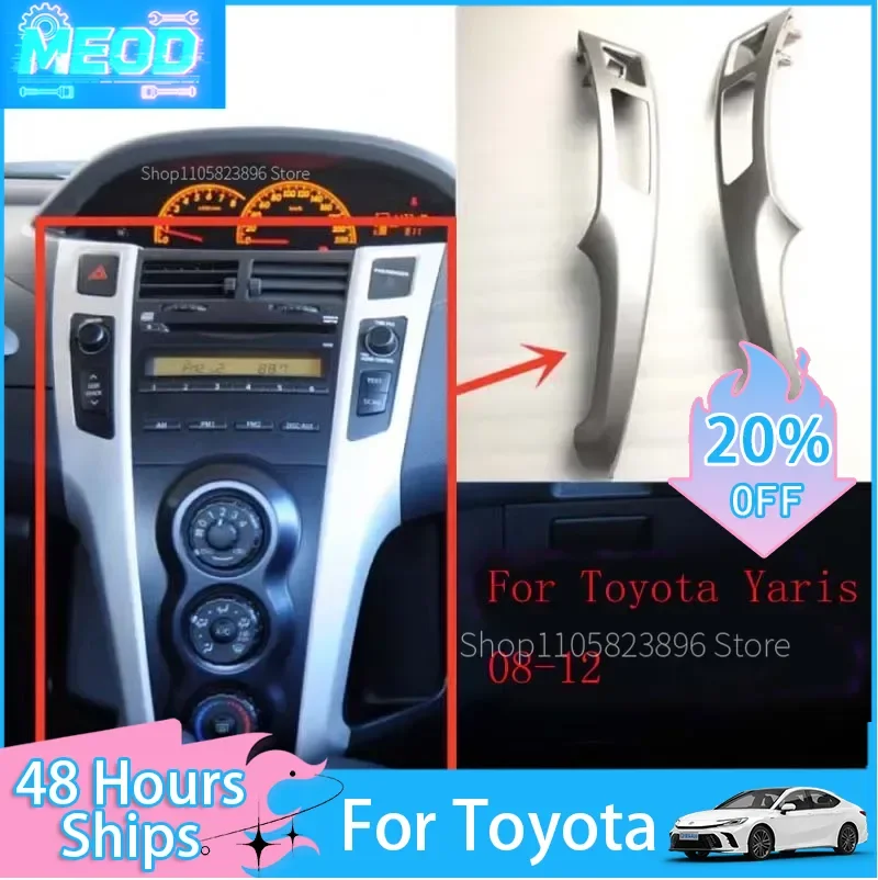 MEOD Car Accessories for Toyota Yaris 08 09 10 11 12 Dashboard Trim Panel, Center Console Trim Strip