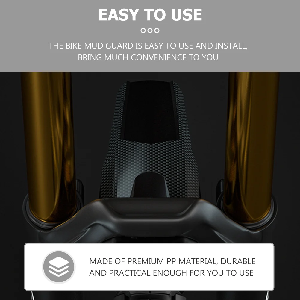 

Carbon Fiber Bike Mudguard Simple Design Easy Install Outdoor Mountain Bike Mud Guard Cycling Mud Guard Cycling Tyre Mudguards