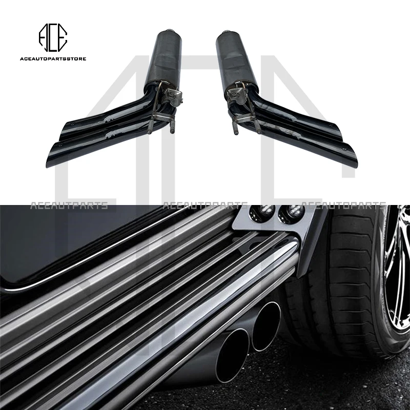 W464 B Design Exhaust System With Valve For 2019y G Wagon G63 G500 Exhaust Tips W463A Mufflers