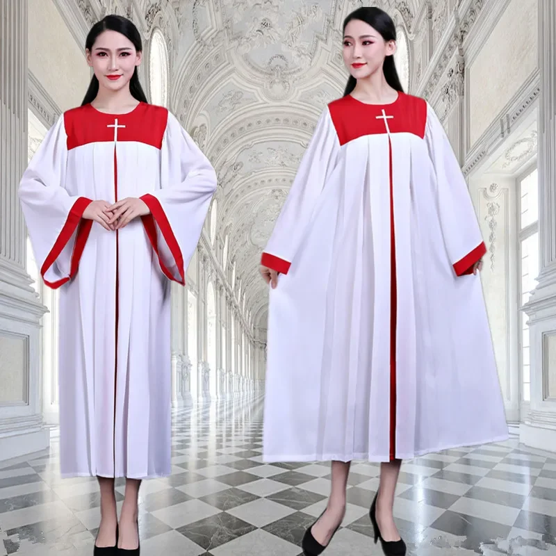 Christ Jesus Church Poetry Service Class Holy Robe Adult Hymn Clothing High Quality Church Choir Costume Christian Gown Robe