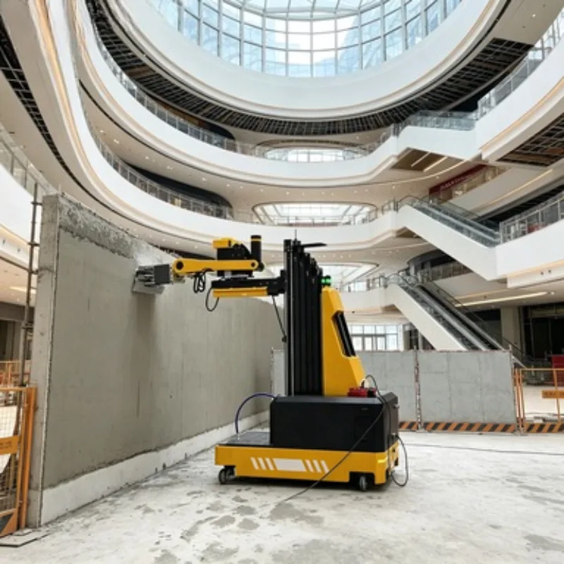 4 in 1 Wall Finishing Robot Automatic Plastering Putty Sanding Painting Machine for High Rise Construction