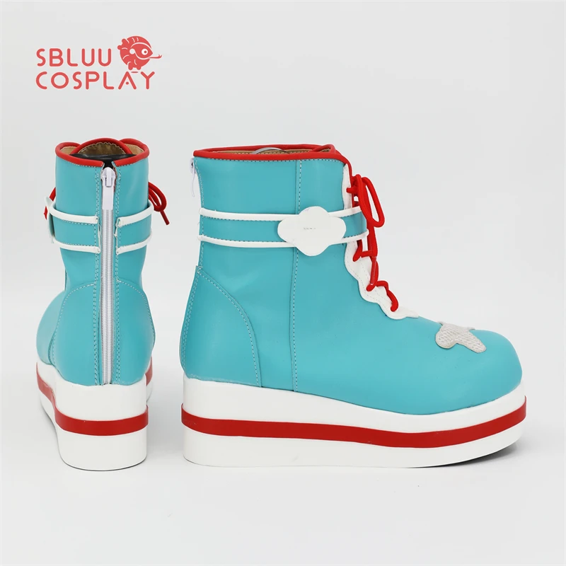 SBluuCosplay Anime Kasumi Toyama Cosplay Shoes Custom Made Boots
