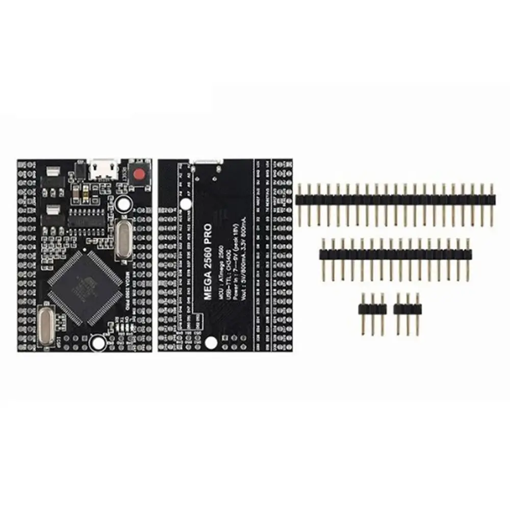 Плата DIY ATmega2560 Mega 2560 PRO, встраиваемая электронная макетная плата Type-C CH340G USB ATmega2560-16AU, плата