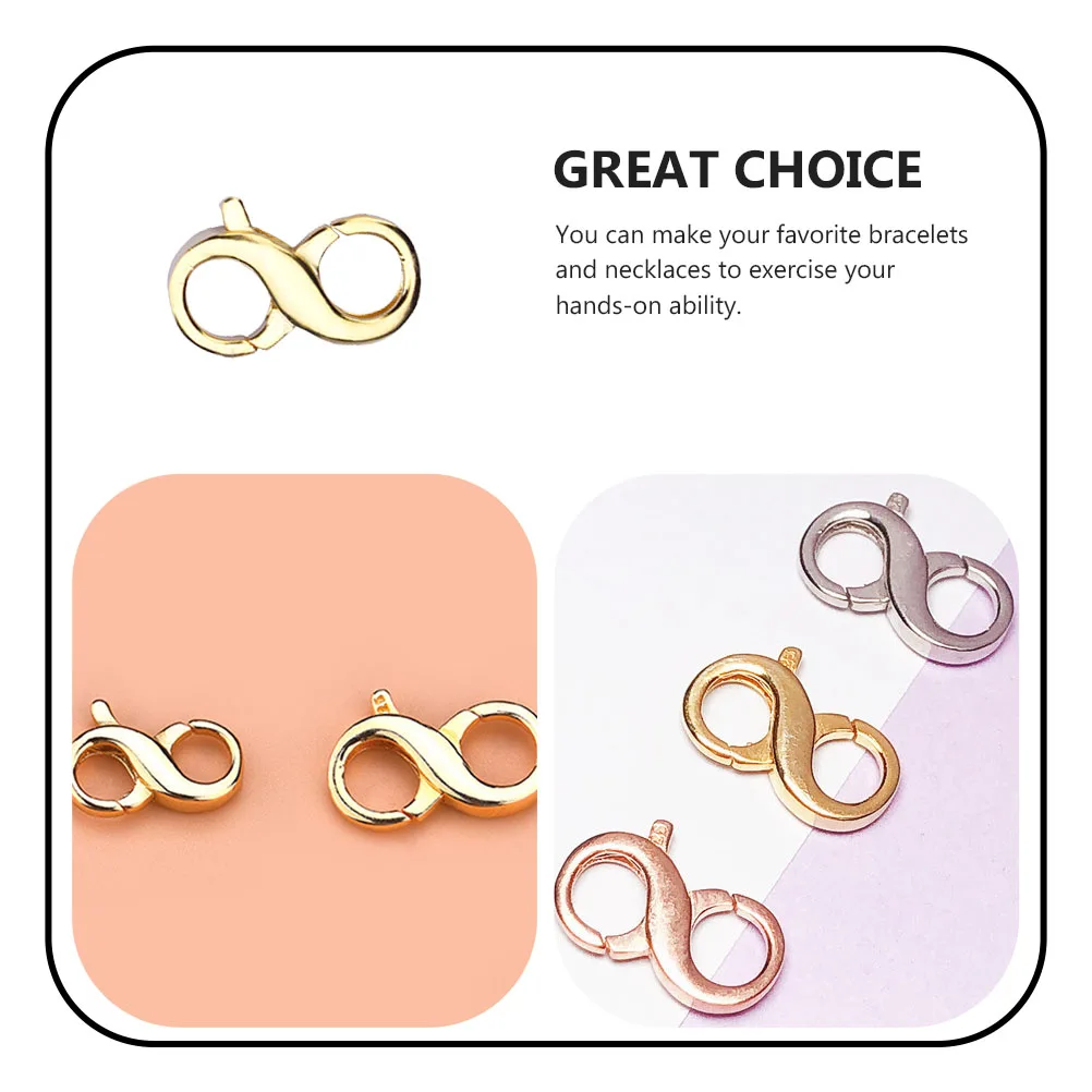 

Pure Silver Diy Necklace Clasp Converter Double Opening Jewelry Connector Durable Compact Buckle For Bracelet Making Craft