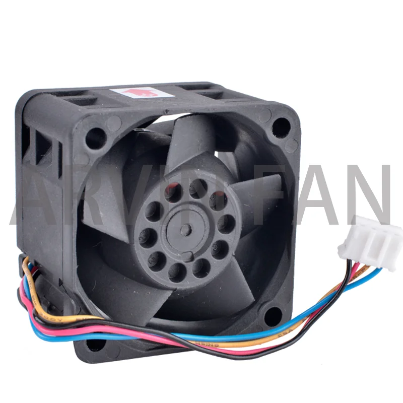 Ventilador de refuerzo de alto volumen, 4cm, 4028, 40mm, 40x40x28mm, 12V, 1.50A, 4 cables, rodamiento de bolas doble, refrigeración de potencia