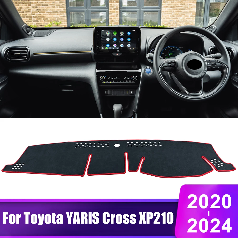 

For Toyota Yaris Cross XP210 2020 2021 2022 2023 2024 Car Dashboard Cover Instrument Desk Sun Shade Mat Non-slip Pad Accessories