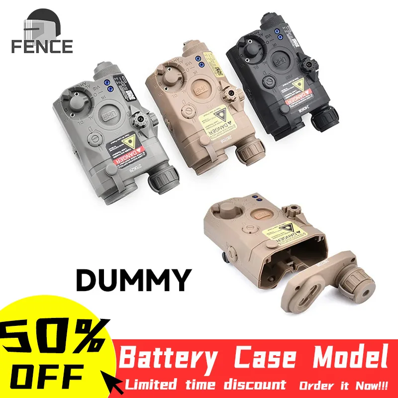 Airsoft Tactical WADSN  AR/PEQ 15 Box UHP Version NO Function Dummy PEQ15 LA-5C Weapon Battery Case Model For Picatinny Rail