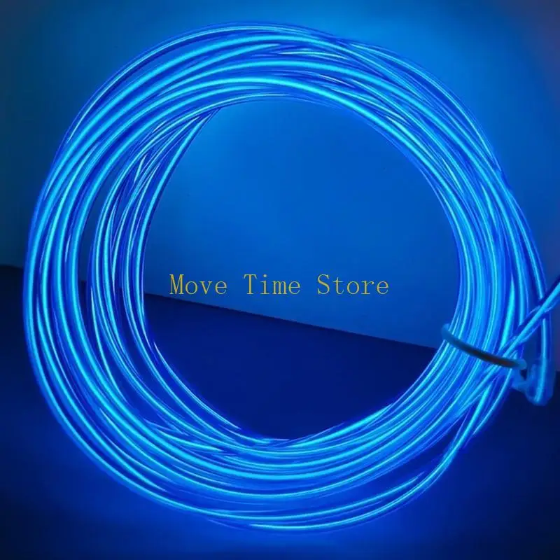 92ME Glow Wire Cable Cuttable Glowing Rope Light String Light Wire for Party