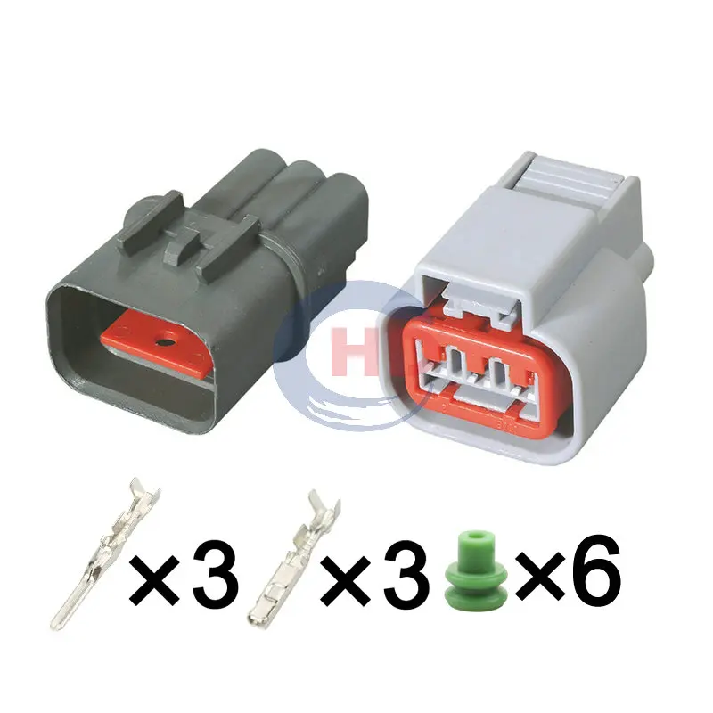 1-20 sets  3 pin Wired Fuel Injector Wire Harness Plug HD0310Y-2.2-11 HD0310Y-2.2-21