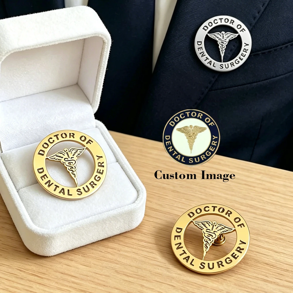 Benutzerdefinierte Brosche mit Beliebigem Logo oder Bild, Erste-Hilfe-Rettungssanitäter-Brosche aus Edelstahl, Personalisiertes Anstecknadel-Abzeichen, Großhandel-Anpassung
