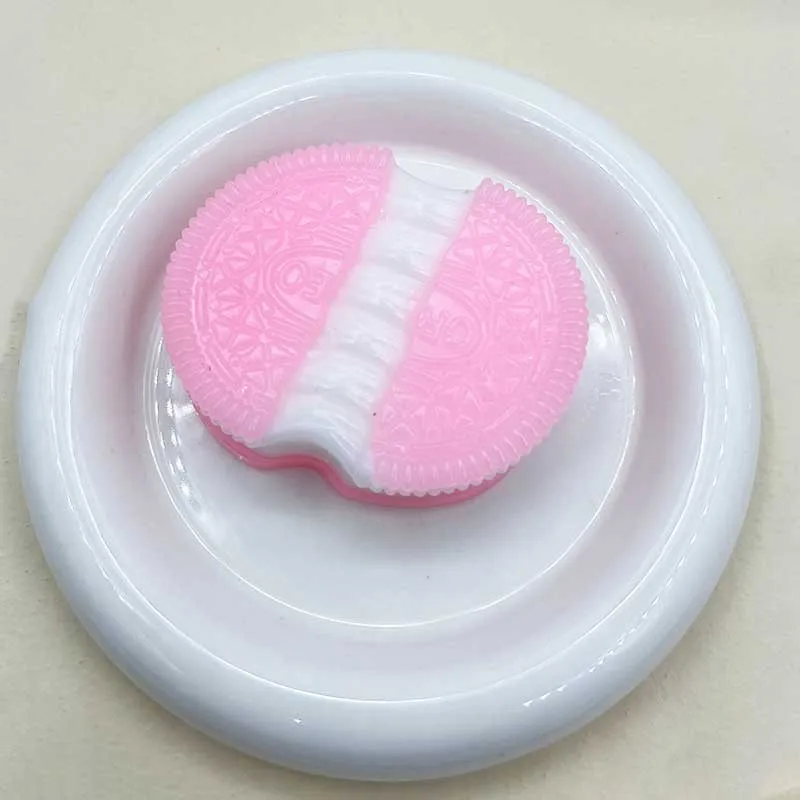 Creative Lassi Oreo Cookies Pinch Squeeze Toys Simulation Sandwich Cookies Pinch Soft Adult Children Decompression Vent Toys