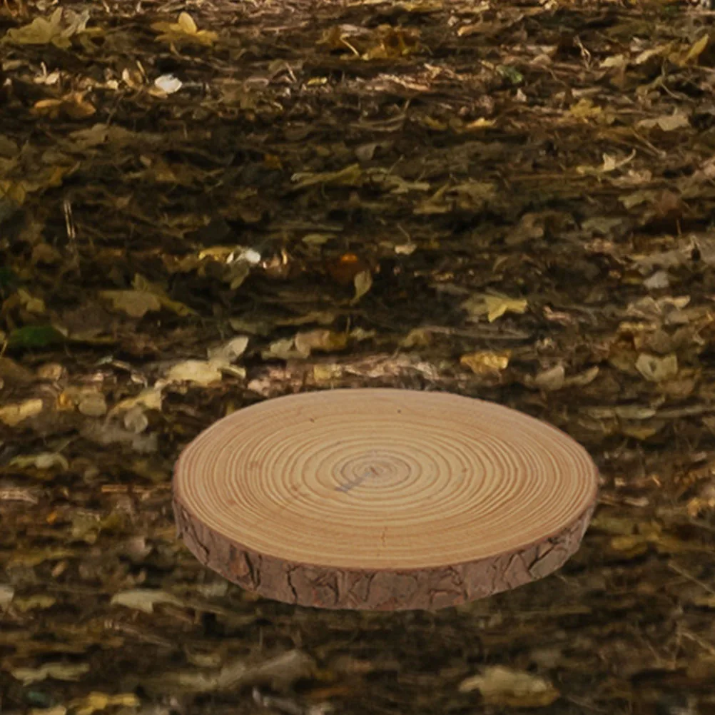 

Wood Chip Decoration for Garden Stepping Stones Outdoor Landscaping Paving Stone Kits Durable Walkway Cement Handmade Path Maker