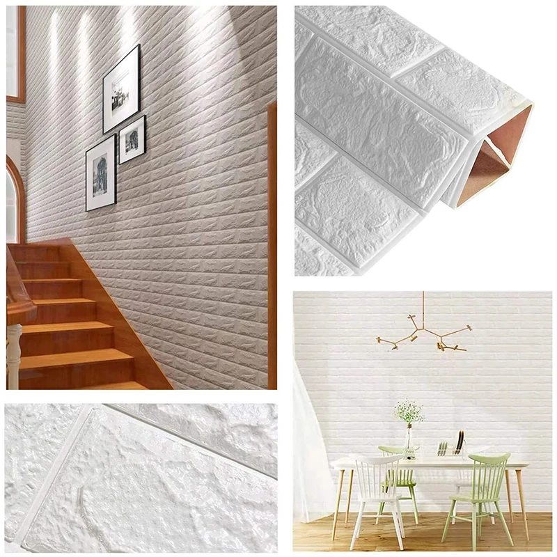 38.5*35 سنتيمتر جودة عالية ثلاثية الأبعاد رغوة الطوب نمط خمر خلفية السقف ذاتية اللصق لوحة الحائط خلفية ديكور المنزل