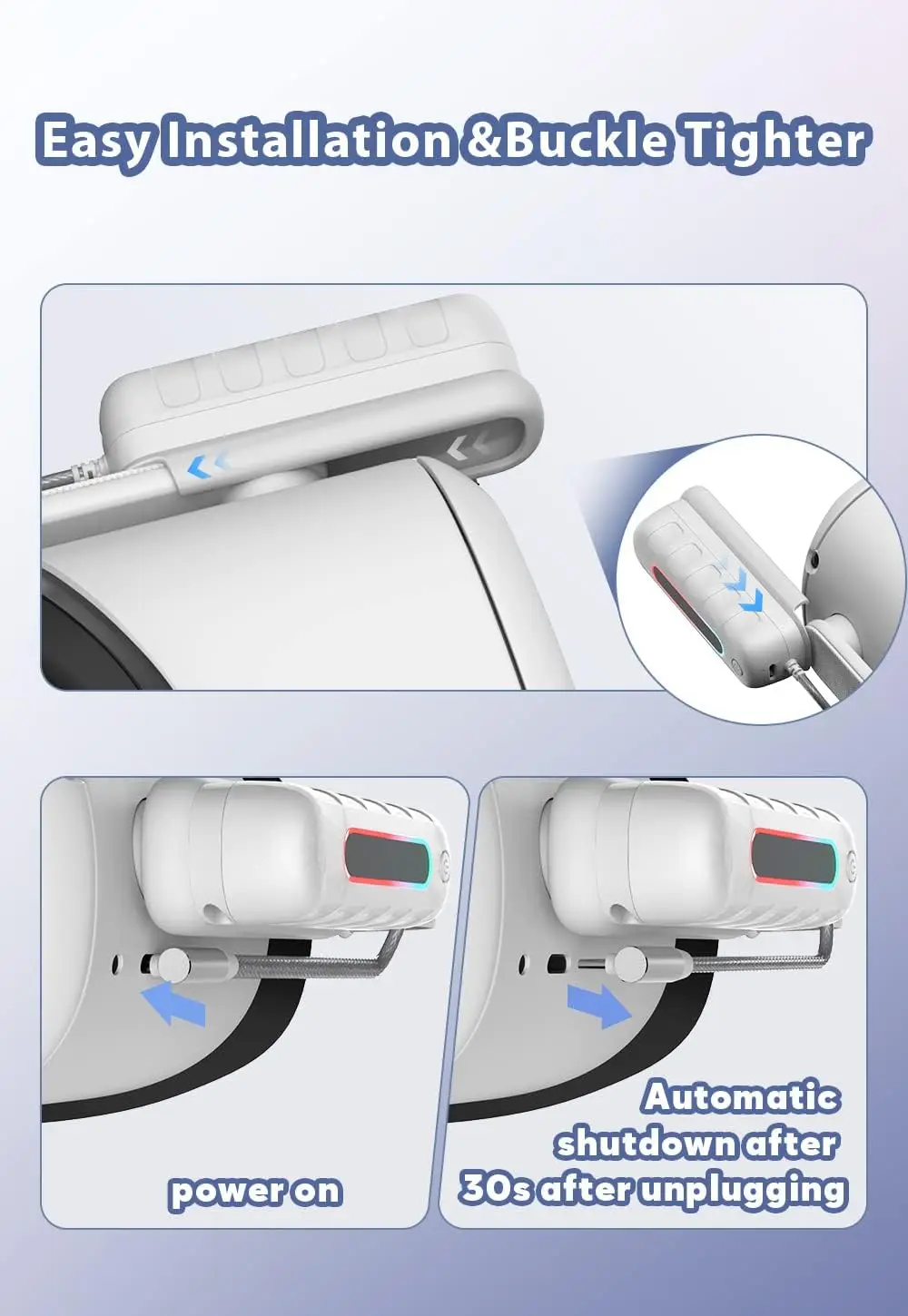حزمة بطارية قابلة للشحن بقدرة 5000 مللي أمبير في الساعة لبطارية Meta Quest 2/3/3S خفيفة الوزن لـ Quest 2 تمتد البطارية توسيع وقت اللعب