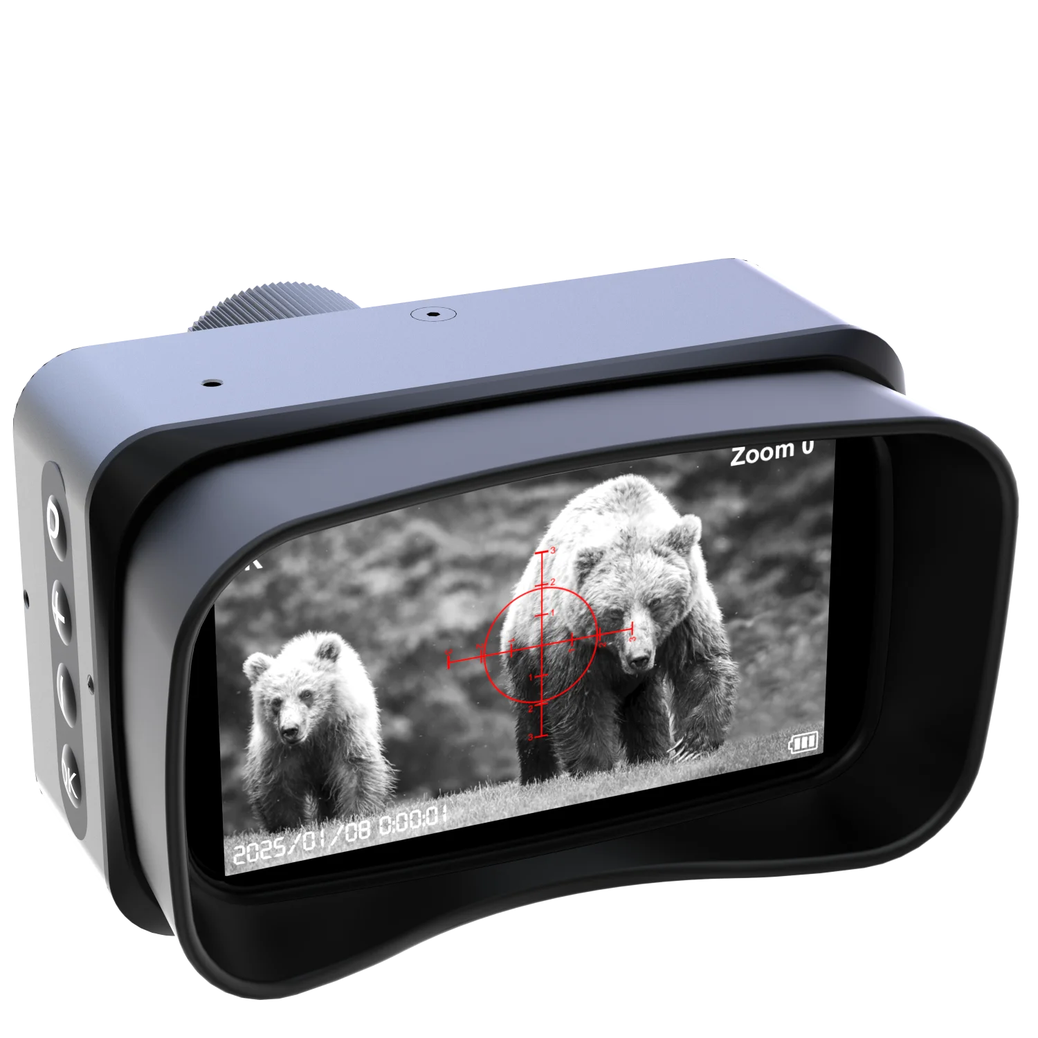 N099Y 4K UHD الأشعة تحت الحمراء للرؤية الليلية نطاق البصر المحمولة الرقمية الصغيرة التكتيكية أحادي تلسكوب كاميرا للصيد التخييم